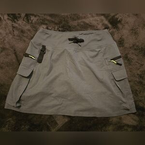Gray Women's Skort with Pockets